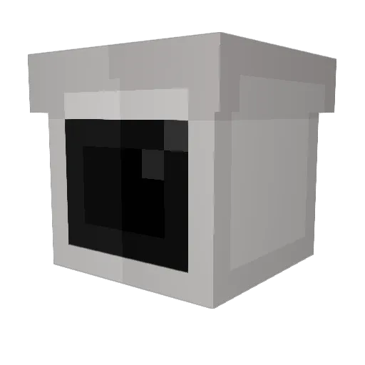 X7QV Minecraft avatar head, 3D render