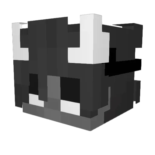 X8_Noob3 Minecraft avatar head, 3D render