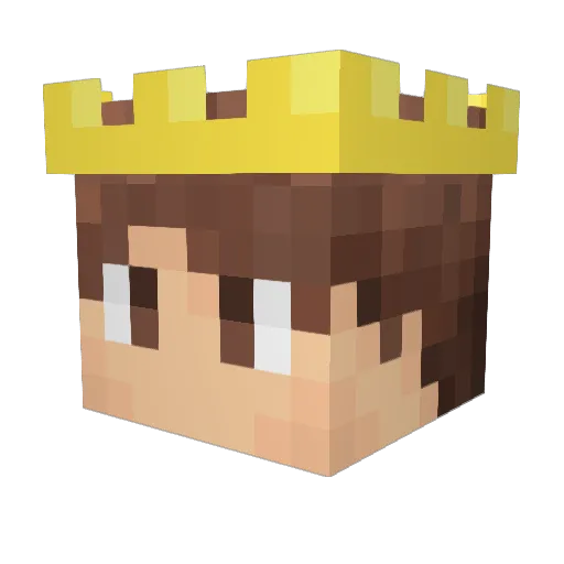 XADYR Minecraft avatar head, 3D render