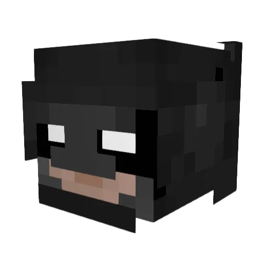 XAIITH Minecraft avatar head, 3D render