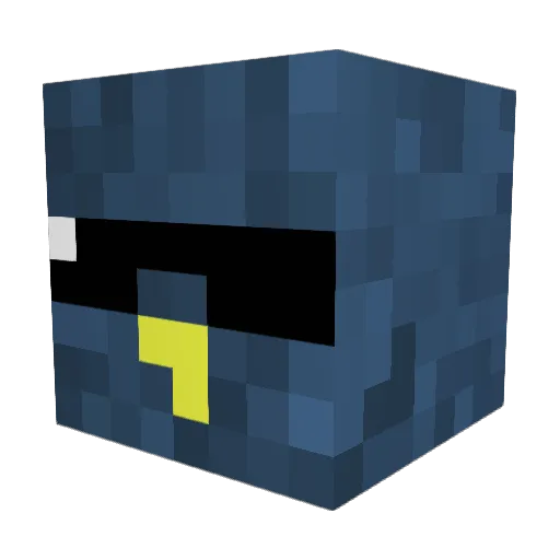 XAKEP08 Minecraft avatar head, 3D render