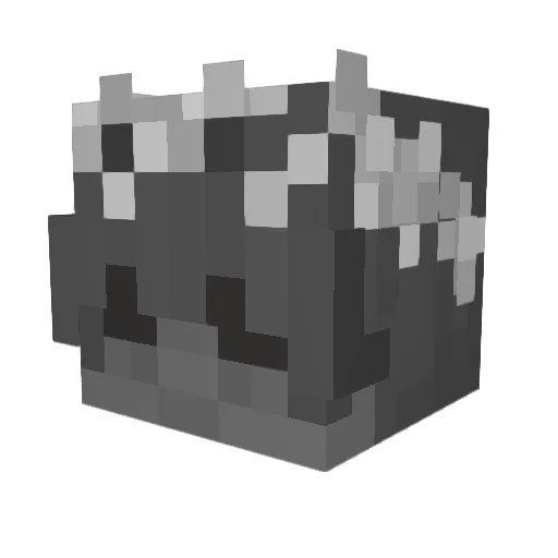 XANNAXGOD Minecraft avatar head, 3D render