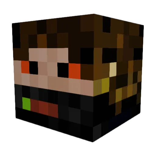 XANdERtheGREAT10 Minecraft avatar head, 3D render