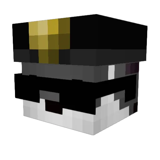 XARIZARDIZON Minecraft avatar head, 3D render