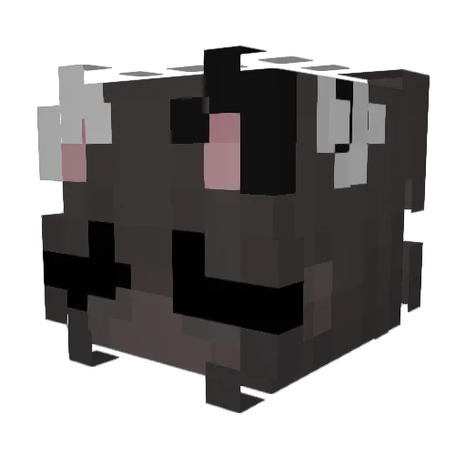 XATLASM00NX Minecraft avatar head, 3D render