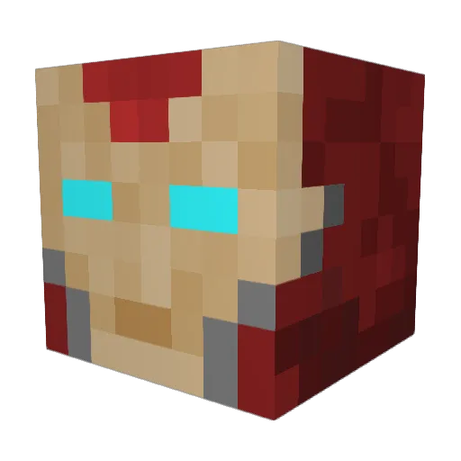 XAVEX__ Minecraft avatar head, 3D render