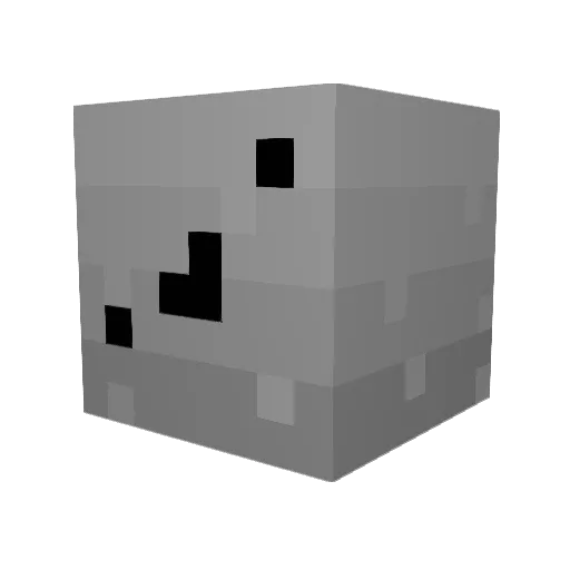 XAbyssMC Minecraft avatar head, 3D render