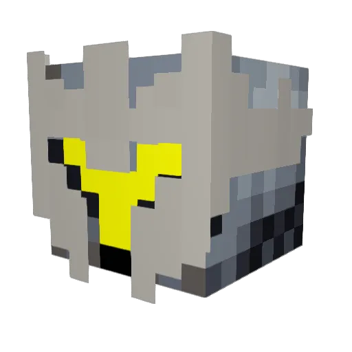 XAlphazorX Minecraft avatar head, 3D render