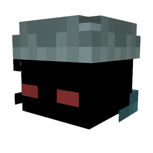 XApex2012 Minecraft avatar head, 3D render