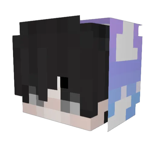 XBC_0n0 Minecraft avatar head, 3D render