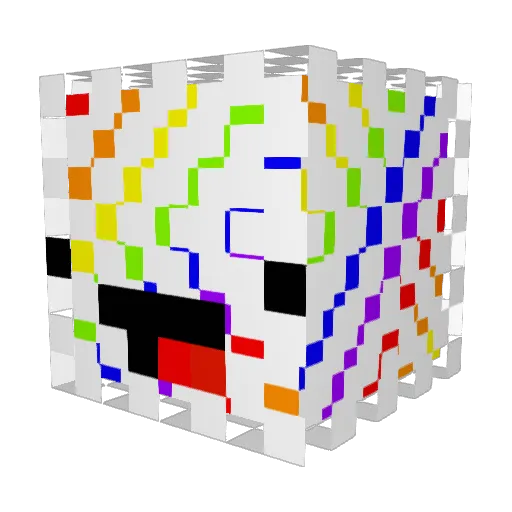 XBarfek Minecraft avatar head, 3D render