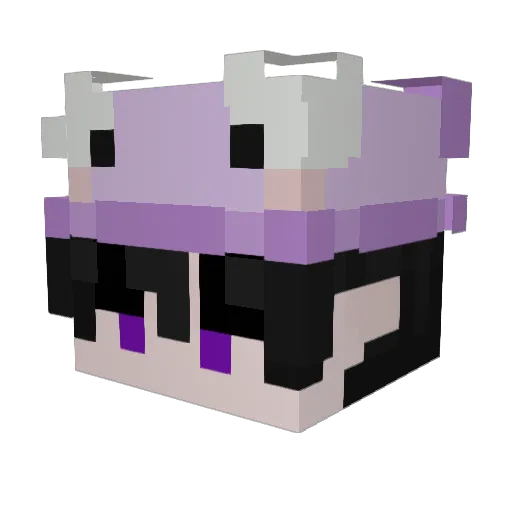 XBones2000 Minecraft avatar head, 3D render
