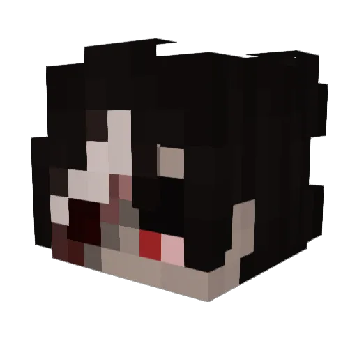 XCLR8 Minecraft avatar head, 3D render