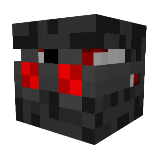 XCTRAGE Minecraft avatar head, 3D render