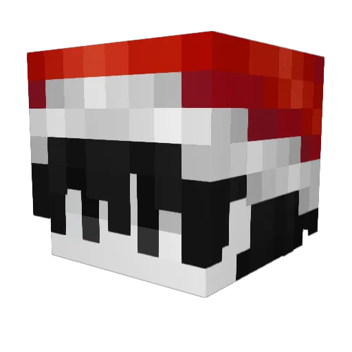 XCXBullfrog Minecraft avatar head, 3D render