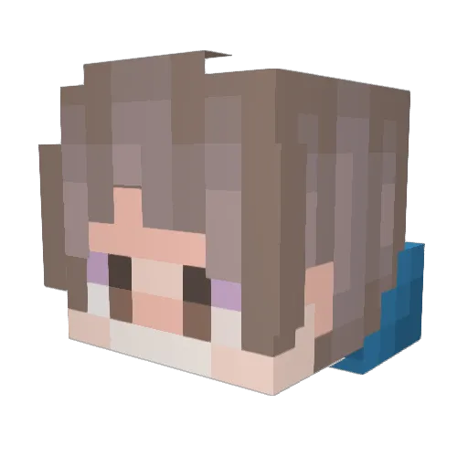 XC_CenTuRy Minecraft avatar head, 3D render