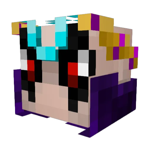XCalamus Minecraft avatar head, 3D render