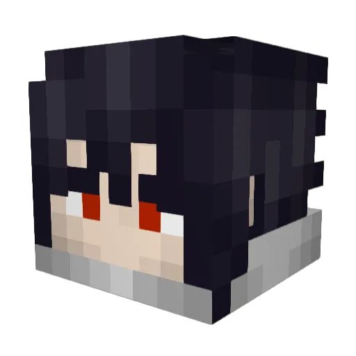 XCreator Minecraft avatar head, 3D render