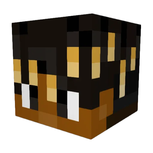XDCleveland Minecraft avatar head, 3D render