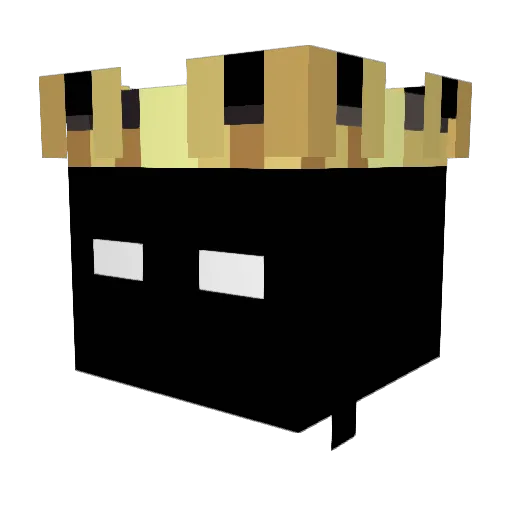 XDFacer Minecraft avatar head, 3D render