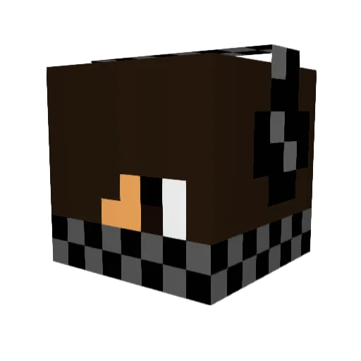 XDGameplayer Minecraft avatar head, 3D render