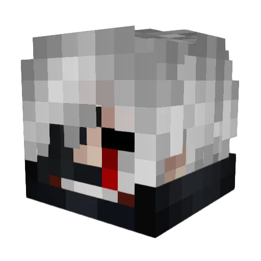 XDGamer2903 Minecraft avatar head, 3D render