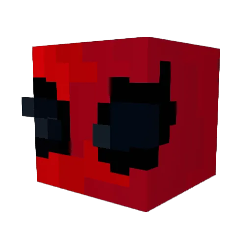 XDJAMES_MK Minecraft avatar head, 3D render