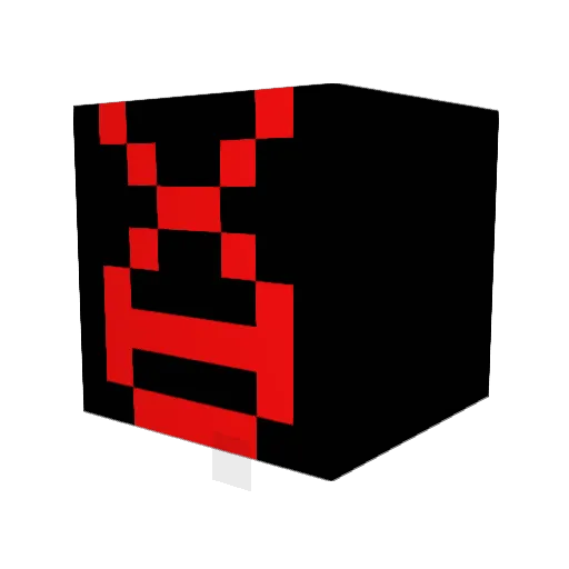 XDRemedy Minecraft avatar head, 3D render