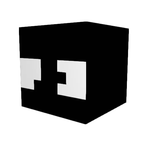 XD_Marci Minecraft avatar head, 3D render