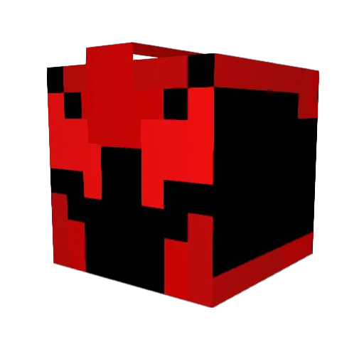 XD_NiGhT Minecraft avatar head, 3D render