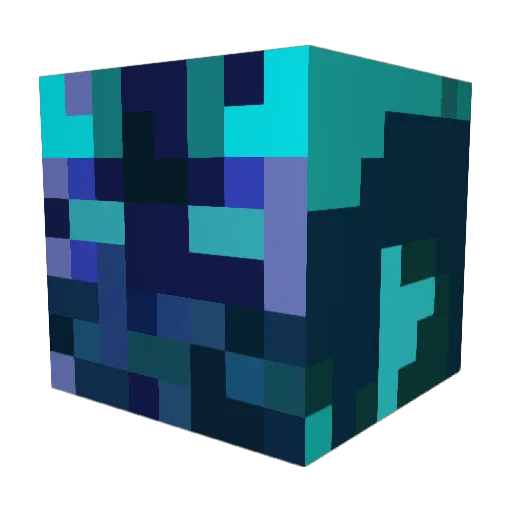 XD_PRO Minecraft avatar head, 3D render