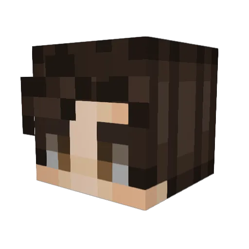 XD_Tempr Minecraft avatar head, 3D render
