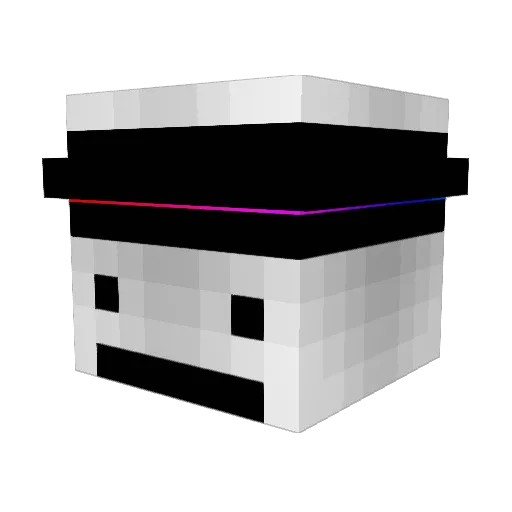 XD_not_Dion Minecraft avatar head, 3D render