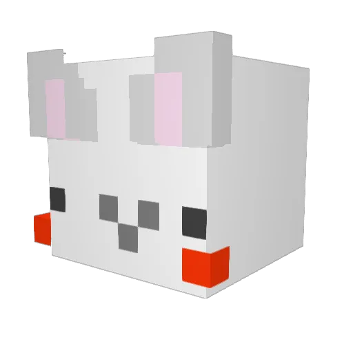 XD_random Minecraft avatar head, 3D render