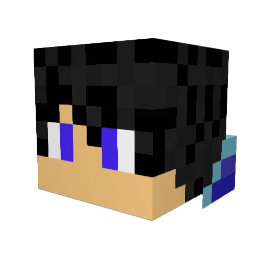 XDaBallerX Minecraft avatar head, 3D render