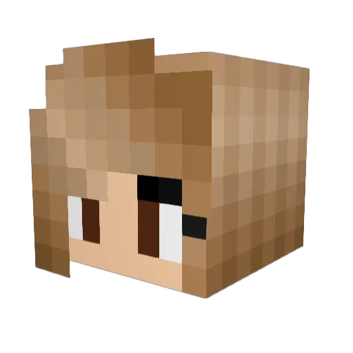 XDaisy017 Minecraft avatar head, 3D render