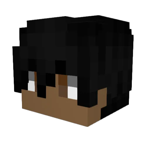 XDani21272X Minecraft avatar head, 3D render