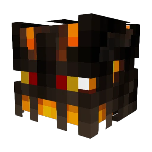 XDarknightY Minecraft avatar head, 3D render