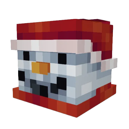 XDashSX Minecraft avatar head, 3D render