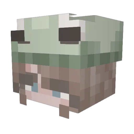 XDchild01 Minecraft avatar head, 3D render