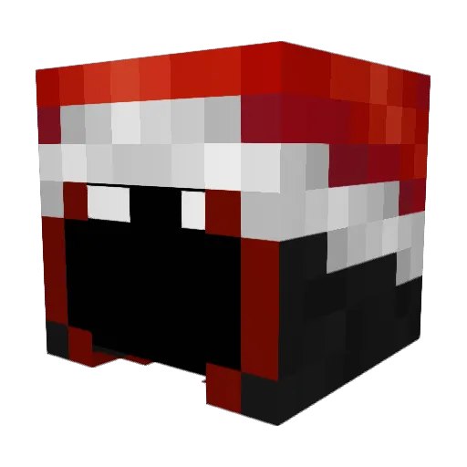 XDearForDeizX Minecraft avatar head, 3D render