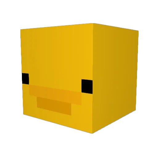 XDkyron Minecraft avatar head, 3D render