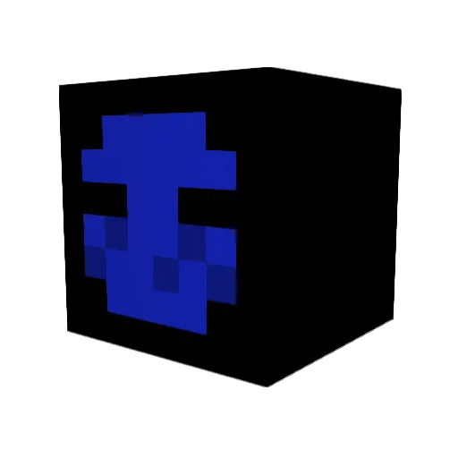 XDlewn Minecraft avatar head, 3D render