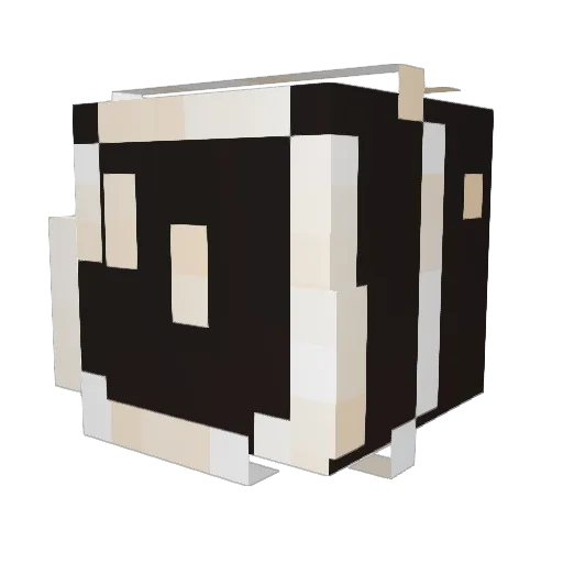 XDmgee373 Minecraft avatar head, 3D render