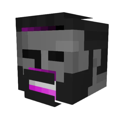 XDsway Minecraft avatar head, 3D render