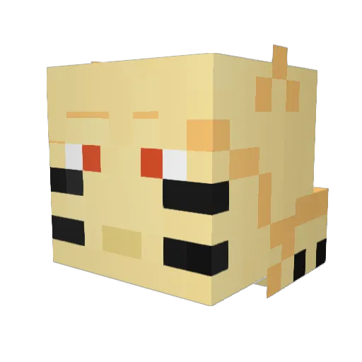 XDysfunctionX Minecraft avatar head, 3D render