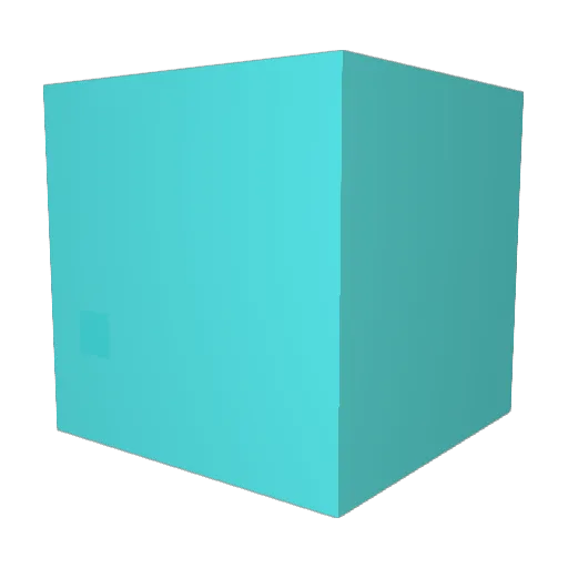 XECVEC Minecraft avatar head, 3D render