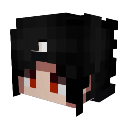 XEMAP0 Minecraft avatar head, 3D render