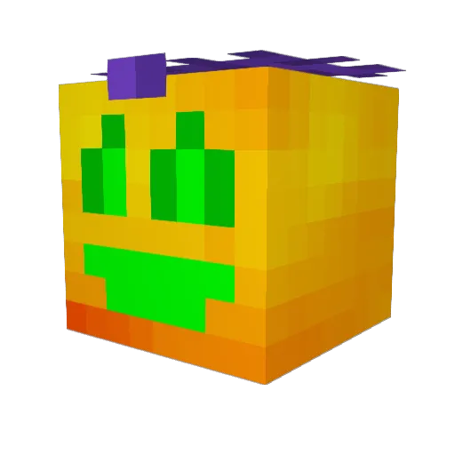 XEMTORI Minecraft avatar head, 3D render