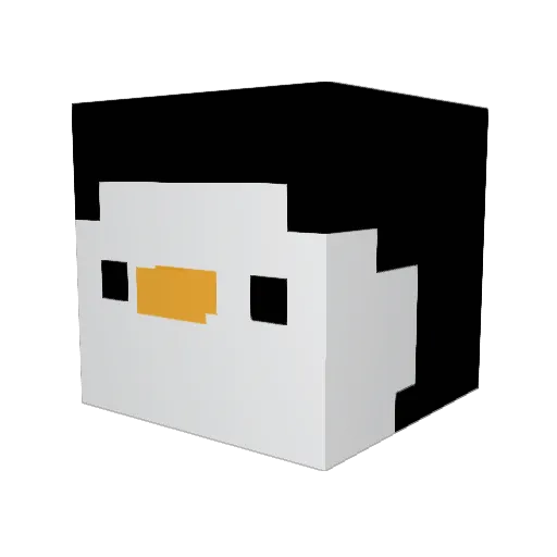 XENOVAZZ_XO Minecraft avatar head, 3D render